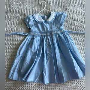 Blue cotton dress